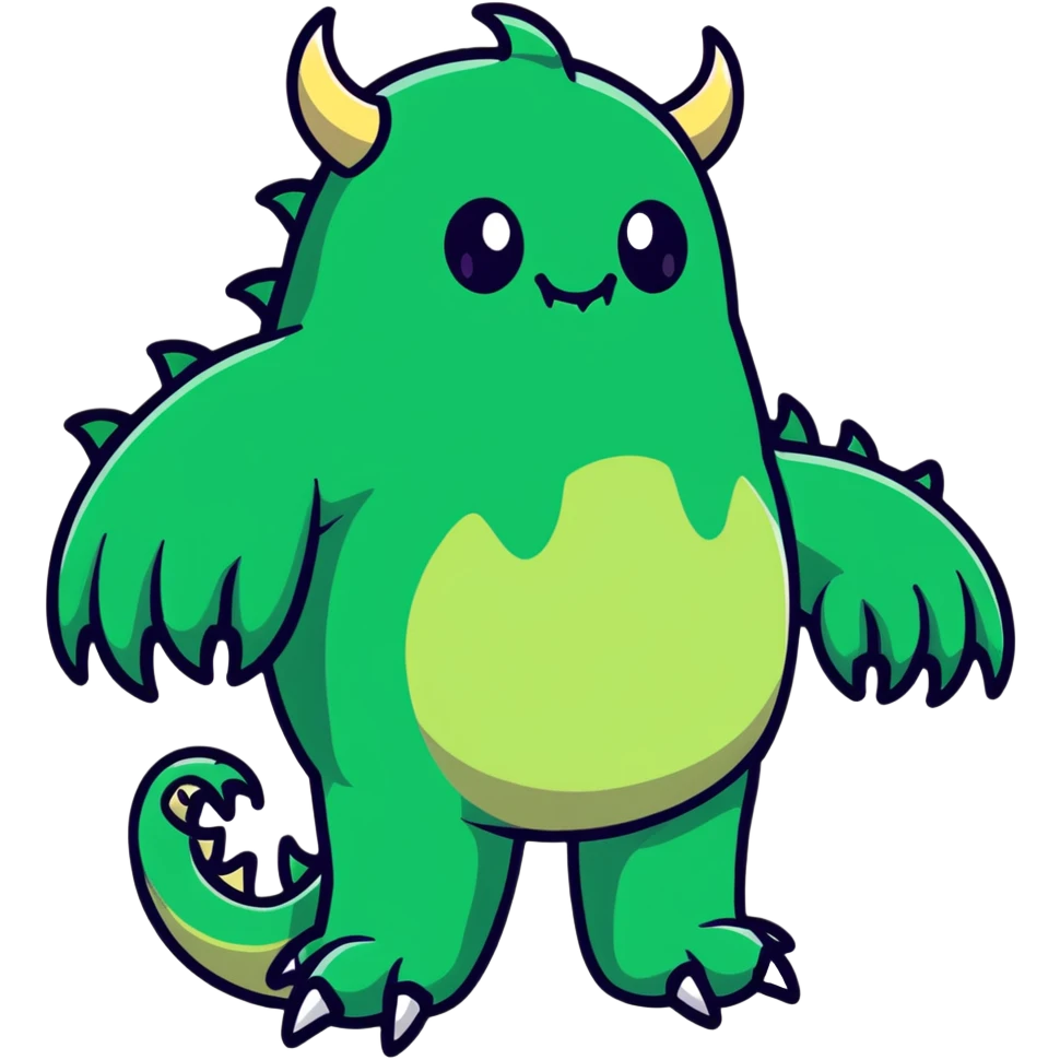 huge monster feet with claws emoji
