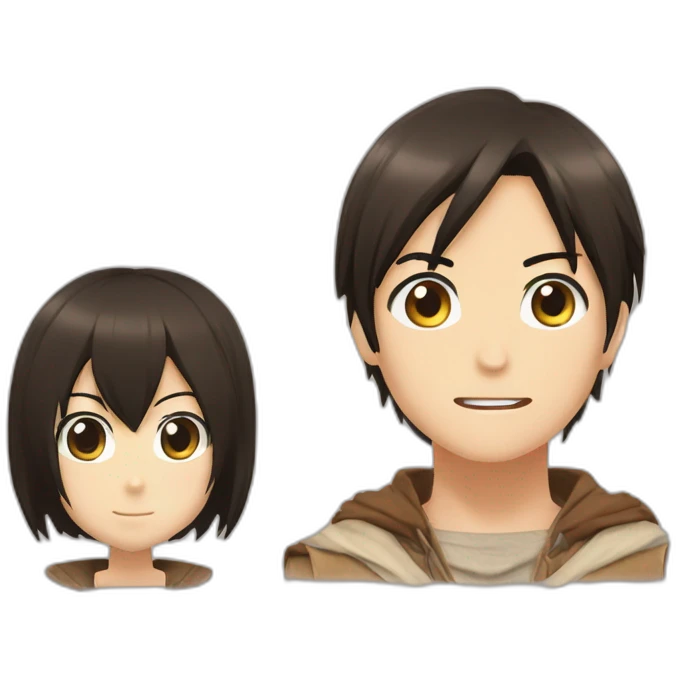 mikasa and eren emoji