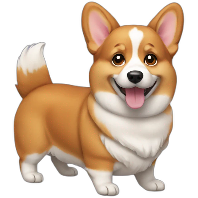 Corgi dog emoji