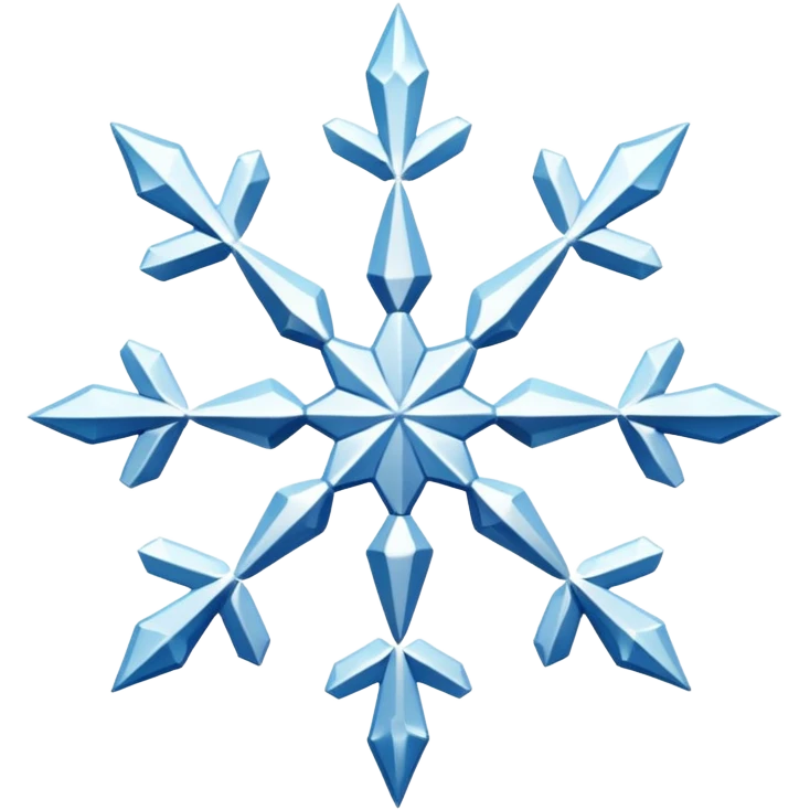 flocon de neige emoji