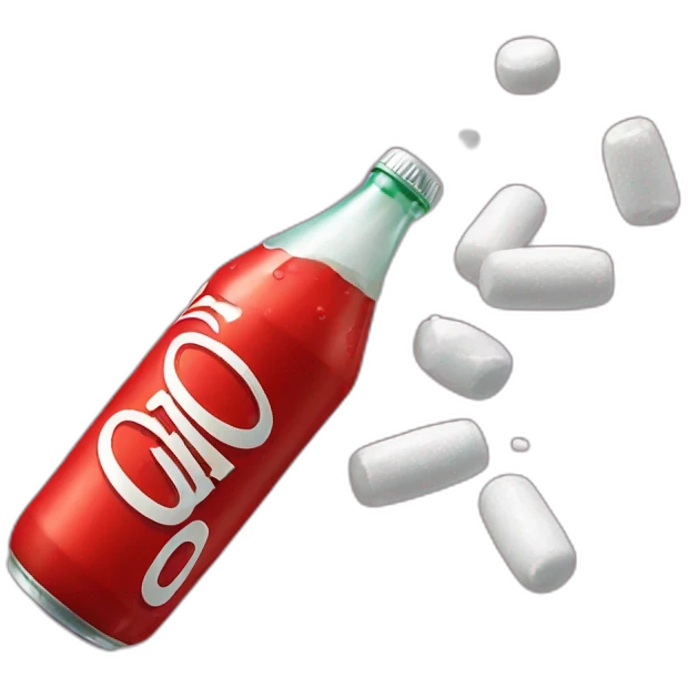 mentos coke emoji