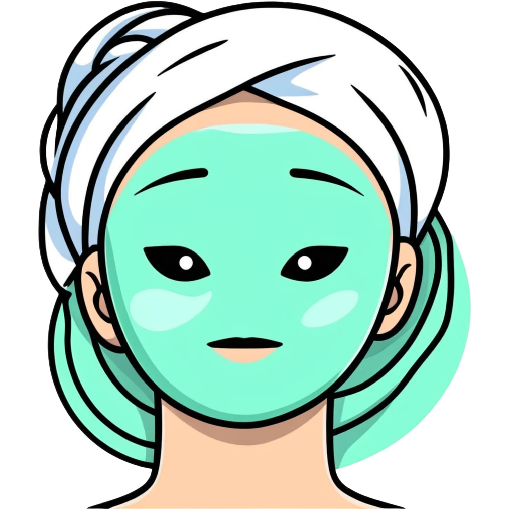 skincare for oily skin, face treatment emoji