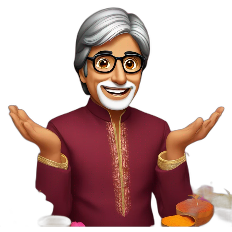 amitabh bachchan celebrating Diwali emoji