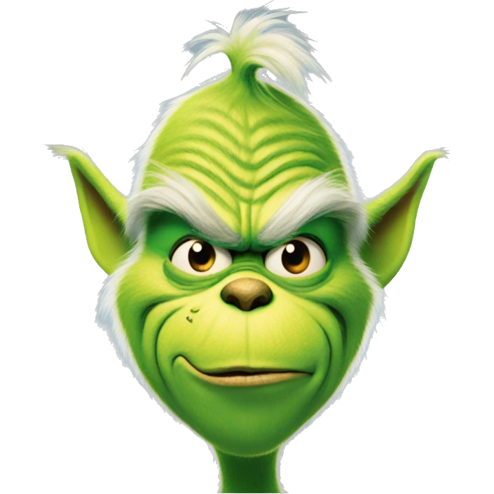 The grinch  emoji