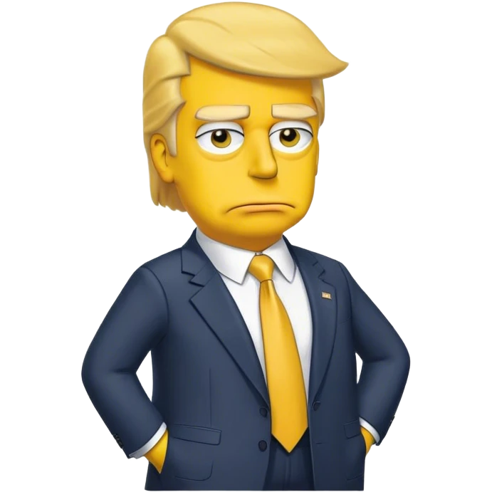 Simpson trump emoji