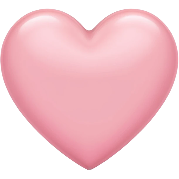 Light pink heart emoji