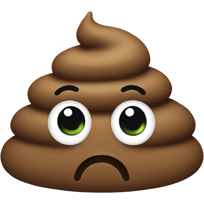 Cute poop  emoji