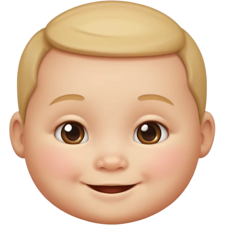 Baby face emoji