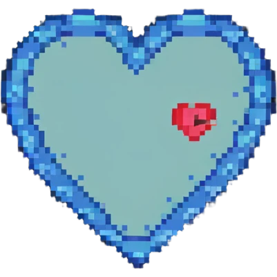 heart pixel art emoji