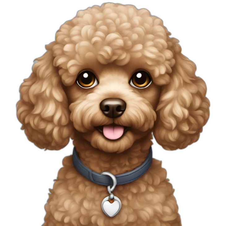 toy poodle emoji
