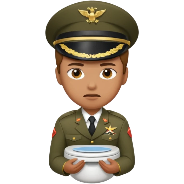 fighting war on toilet  emoji