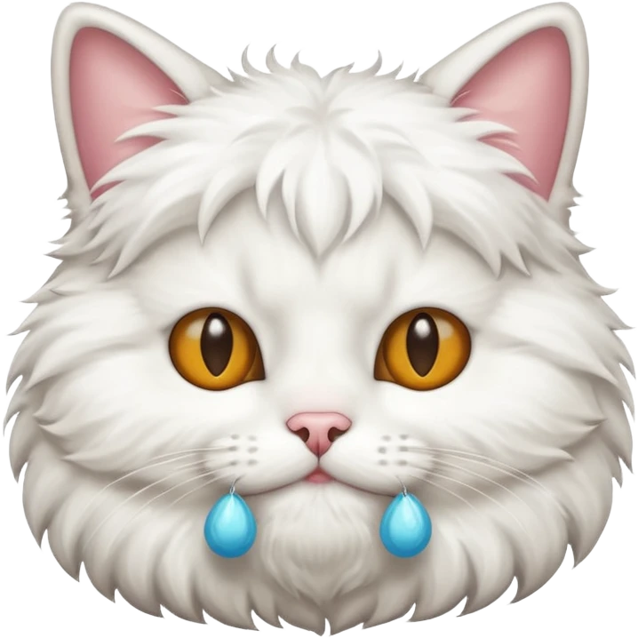 Cat with big balls emoji