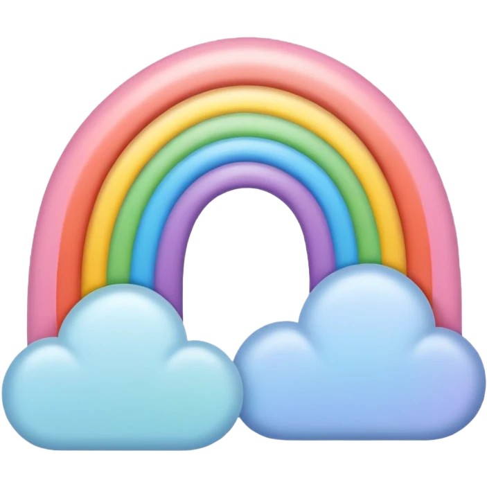 sleep rainbow emoji