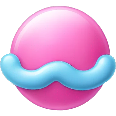 Bubble gum emoji