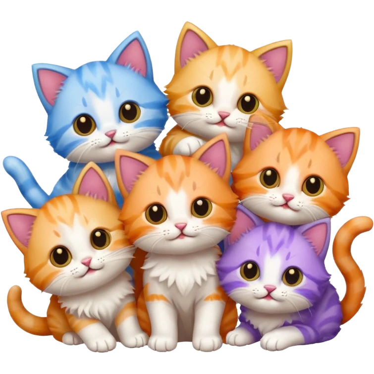 Cute kittens  emoji