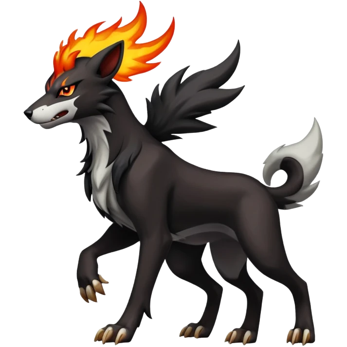 Houndoom-Mightyena (full body) emoji