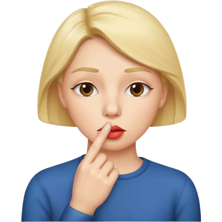 add-a-finger-in-front-of-the-pursed-lips-to-clearly-show-the-shushing-gesture emoji