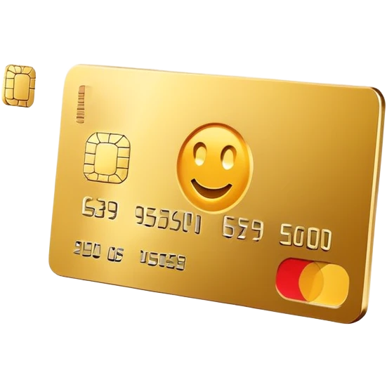 Credit card with chip emoji