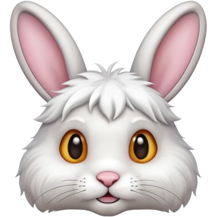 Bunny with sharp ears emoji