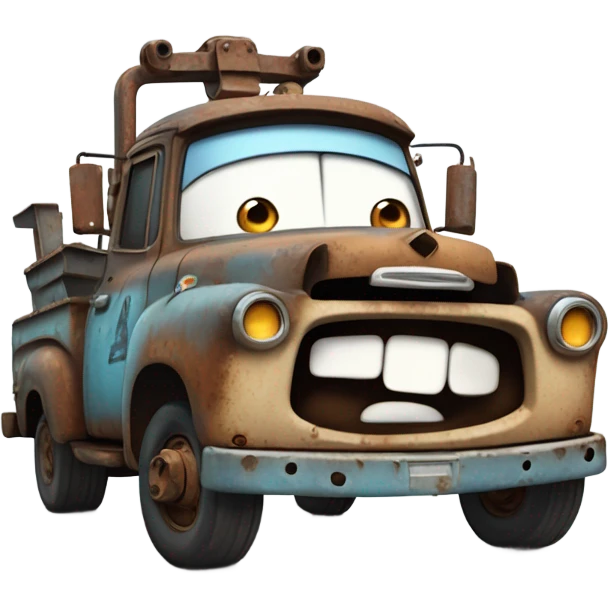 Mater from cars movie emoji