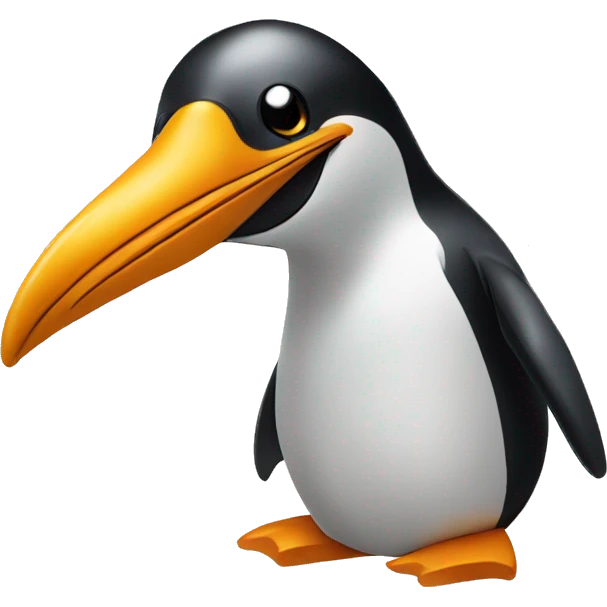 Penguin with a quasodilla  emoji