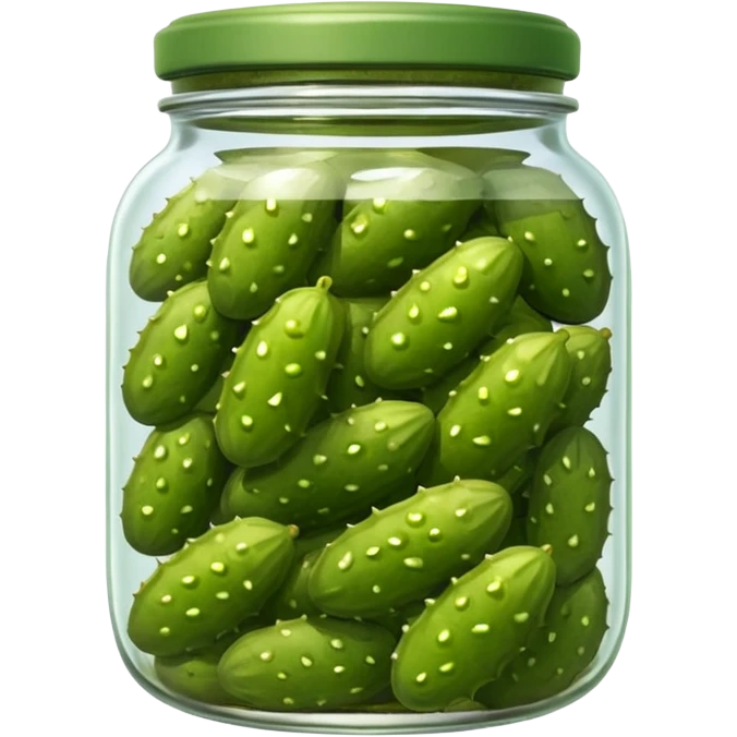 Gherkins in jar emoji