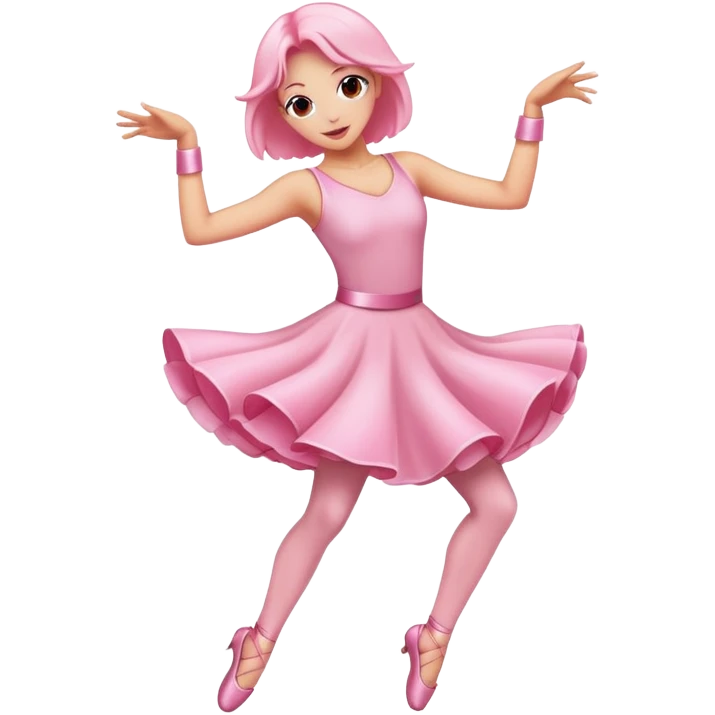 Light pink Dance emoji