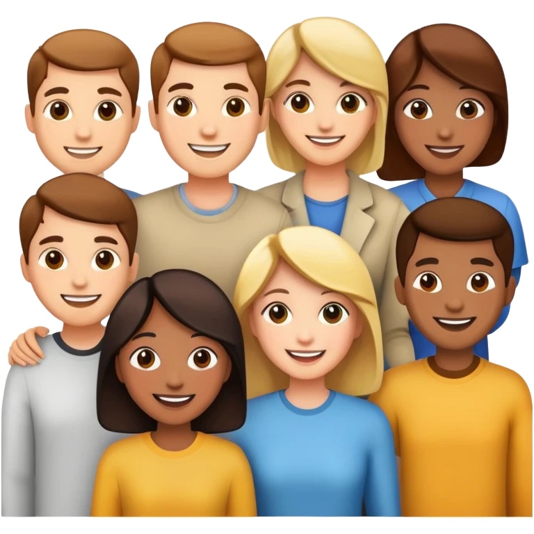 a gathering of people emoji