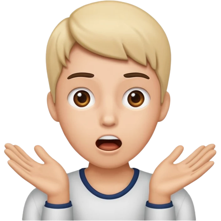 being shocked but proud emoji