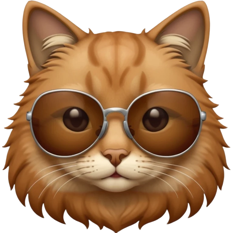 Cat wearing sunglasses emoji