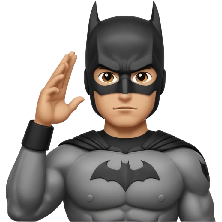 Batman militar salute  emoji