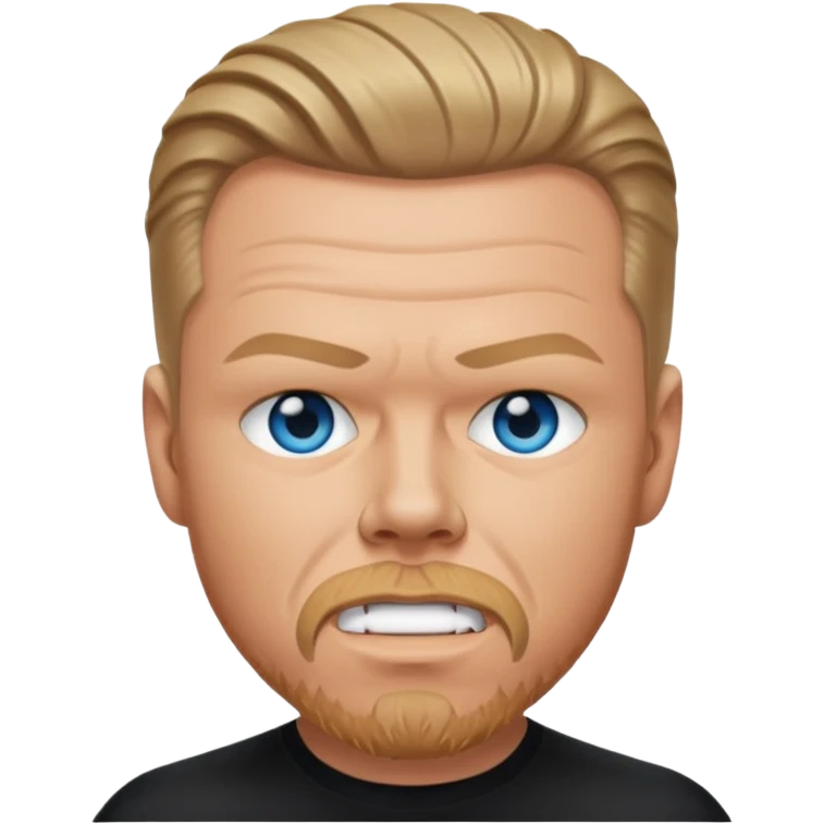 James Hetfield with blue eyes emoji