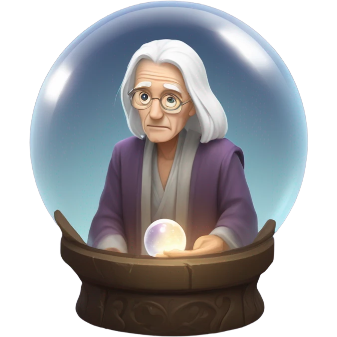 "wise old psychic" emoji