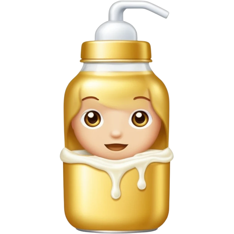Biberón dorado con diamantes 🍼con ese biberón  de bebe emoji