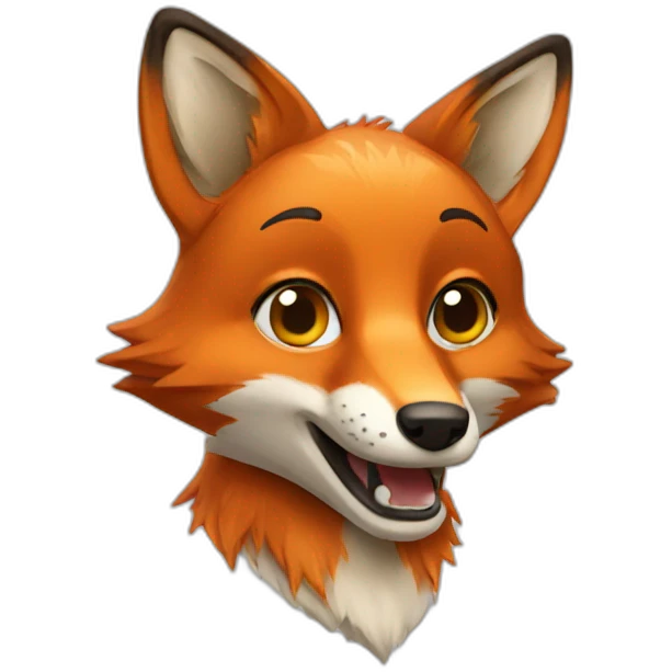 animal fox student emoji