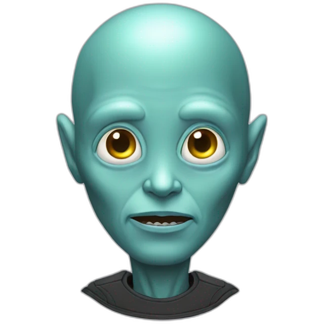 elon musk look like alien emoji