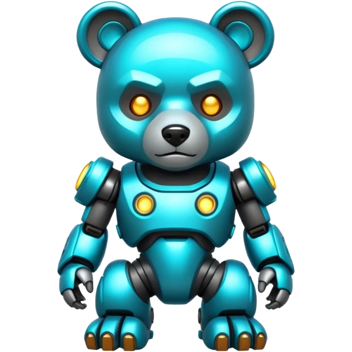 glitter mech bear cian cyberpunk emoji
