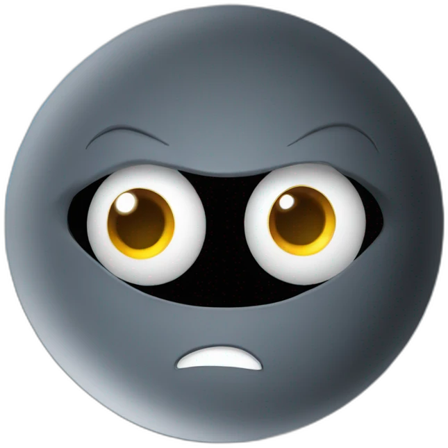 black hole maskot emoji