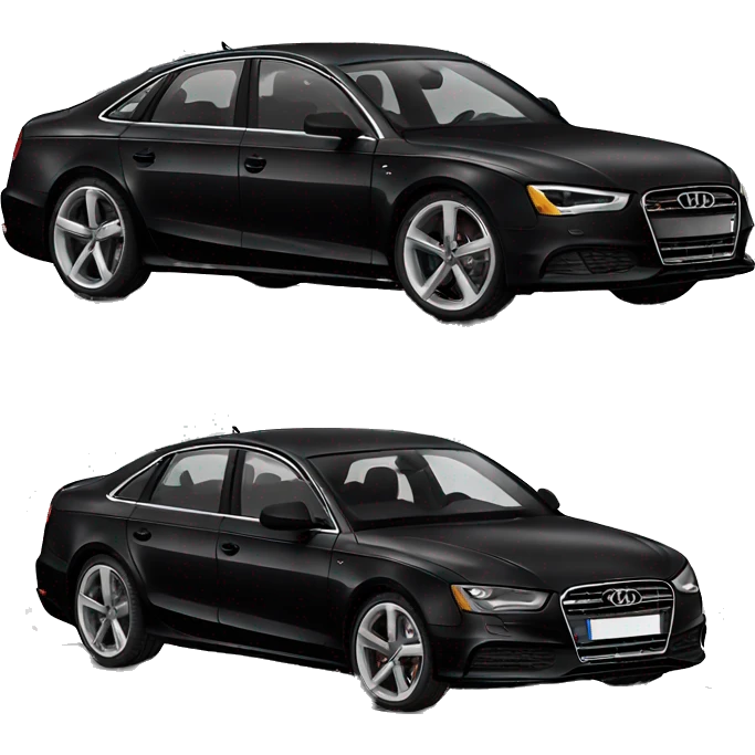 audi black car emoji