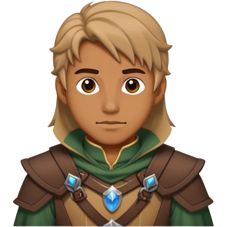 DnD character and his full outfit emoji