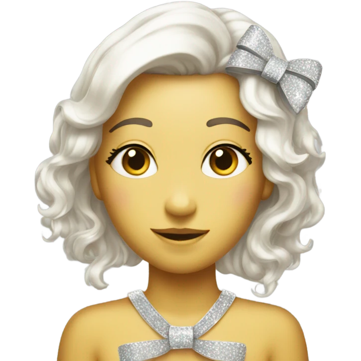 Bow with sparkle  emoji