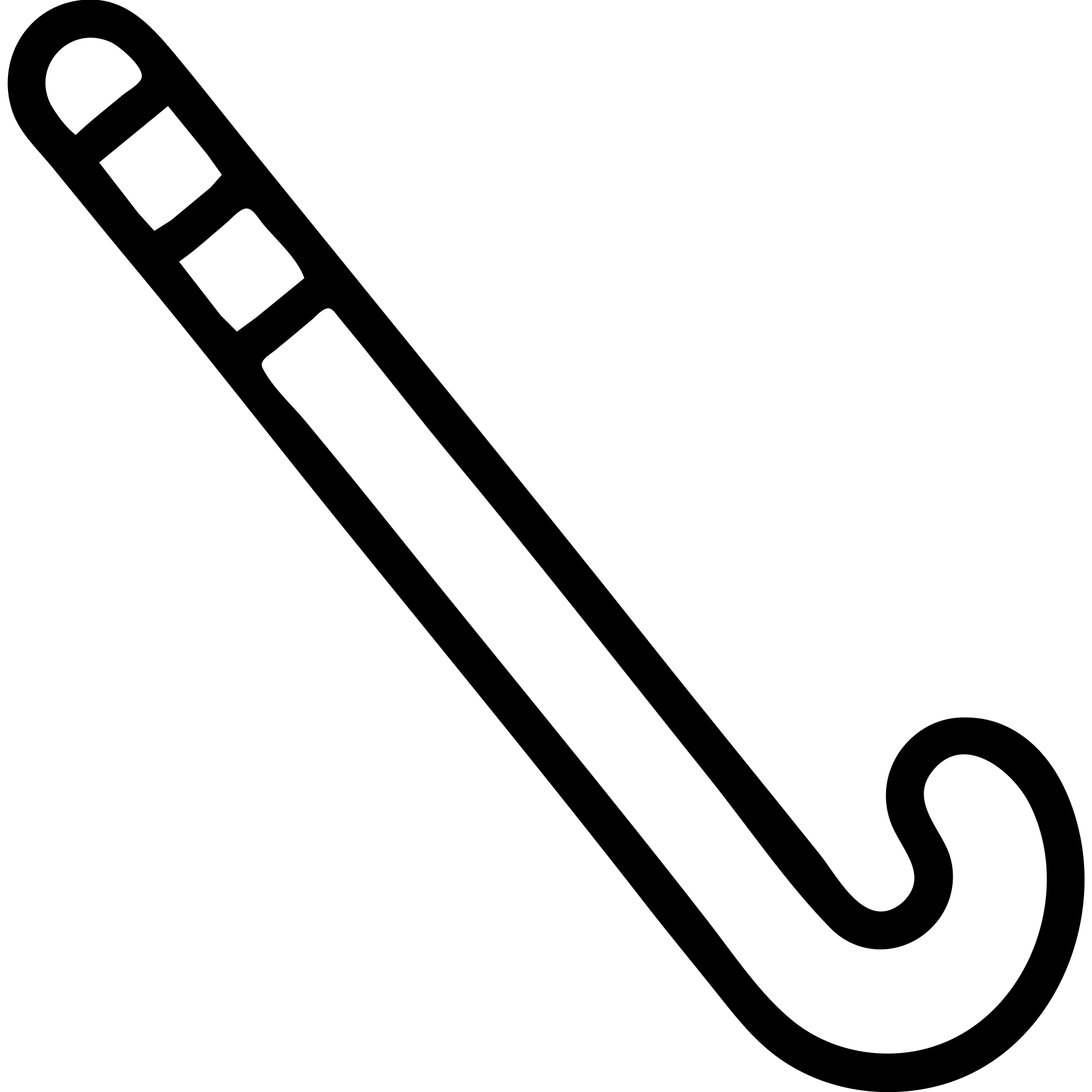 Convert the image to monochrome while keeping the outline style and removing the background. emoji