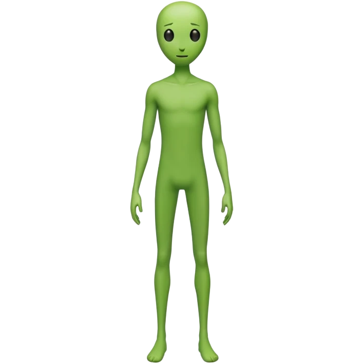 slender green character emoji