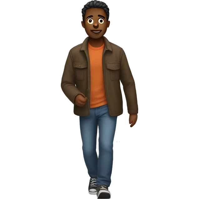 Aman walking emoji