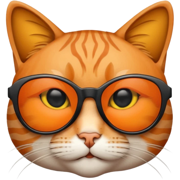 Cat wearing sunglasses emoji