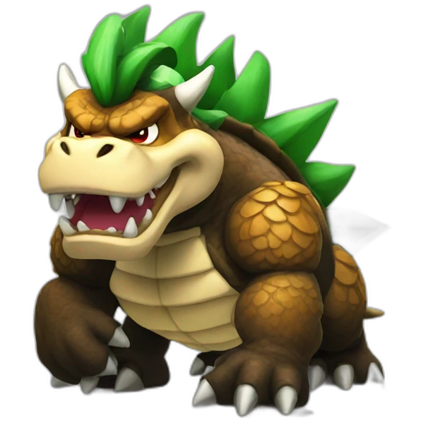 black bowser emoji