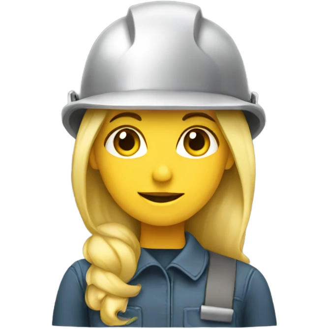 blonde welder girl emoji
