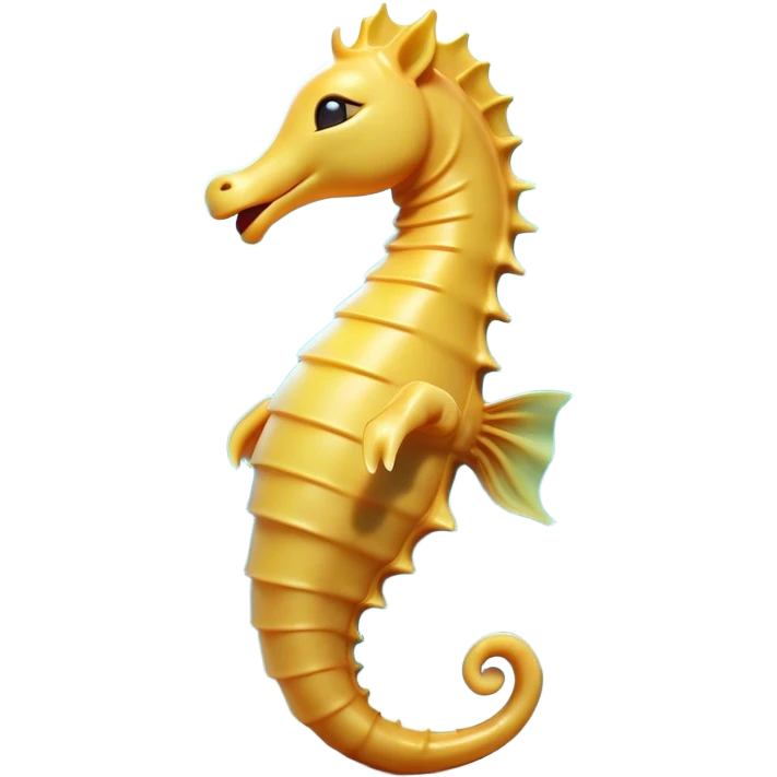 Cinematic Cute Yawning Sea Horse Portrait Emoji, Head tilted slightly with a dramatic, wide-open yawn, showcasing a slender, gracefully curved body with a softly drooping tail and sleepy, half-closed eyes, Simplified yet irresistibly adorable features, highly detailed, glowing with a soft, cozy aquatic glow, high shine, relaxed yet expressive, stylized with a dash of whimsical marine charm, soft glowing outline, capturing the essence of a drowsy yet affectionate sea horse that appears ready to stretch out for a nap! emoji