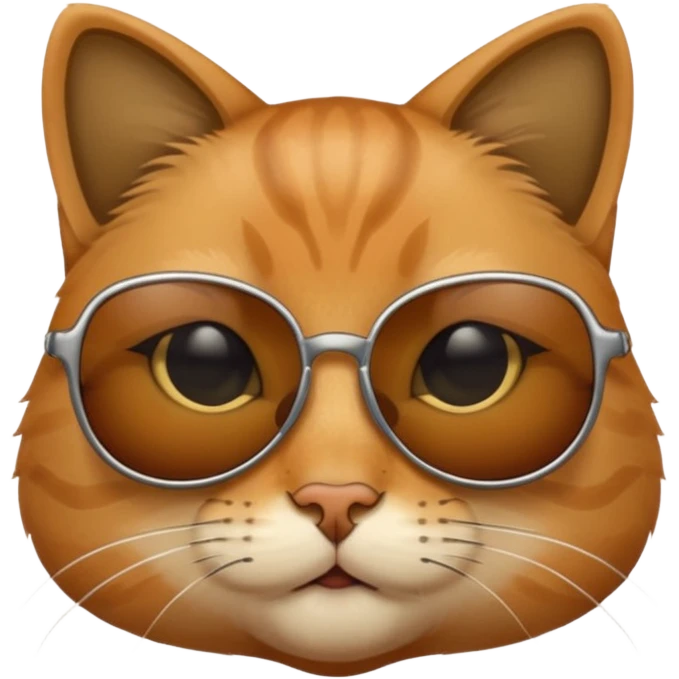 Cat wearing sunglasses emoji