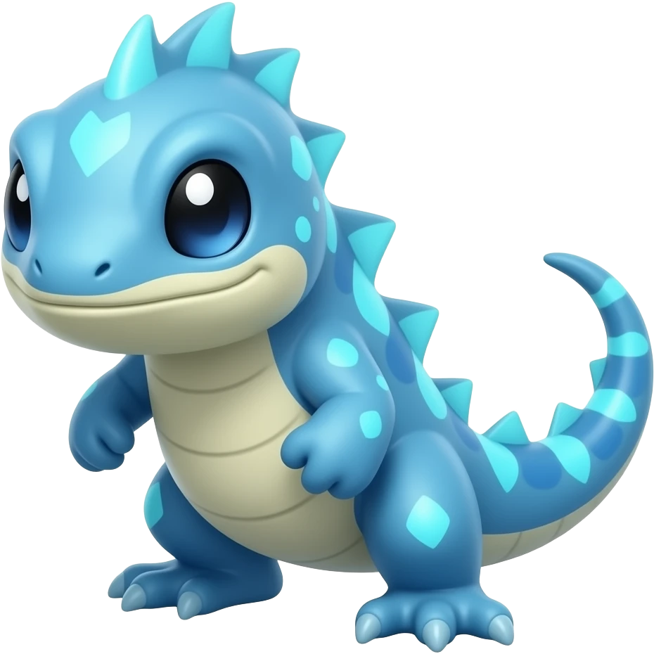 blue electric lizard  fakemon emoji